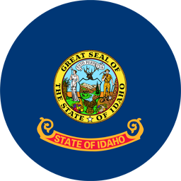 Redonda de la bandera de Idaho