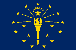 Bandera de Indiana
