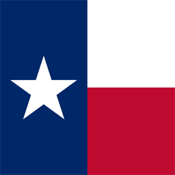 Cuadrada de la bandera de Texas