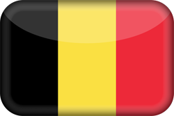 3D de la bandera de Bélgica
