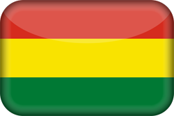 3D de la bandera de Bolivia