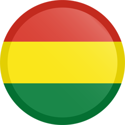 Botón redondo de la bandera de Bolivia