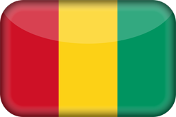 3D de la bandera de Guinea