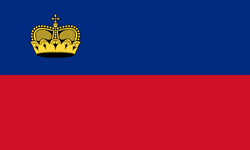 Original de la bandera de Liechtenstein