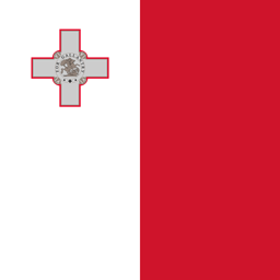Cuadrada de la bandera de Malta