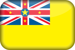 3D de la bandera de Niue