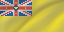 Ondulada de la bandera de Niue