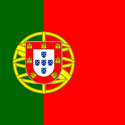 Cuadrada de la bandera de Portugal