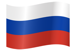 Ondeante de la bandera de Rusia