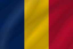 Ondulada de la bandera de Chad