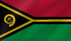 Ondulada de la bandera de Vanuatu
